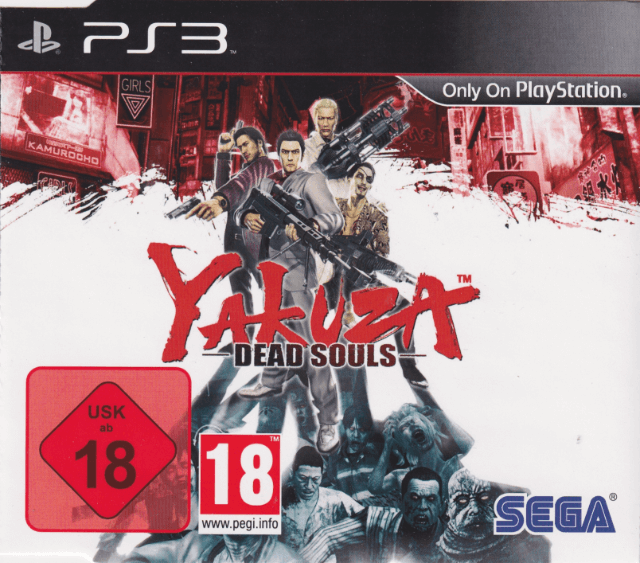 Yakuza 0 box art for Playstation 3